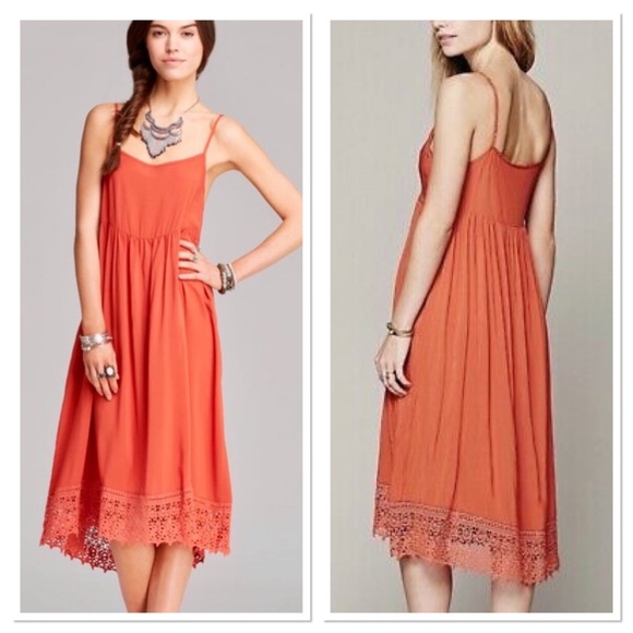 Free People Dresses & Skirts - Free People easy breezy crocheted slip dress